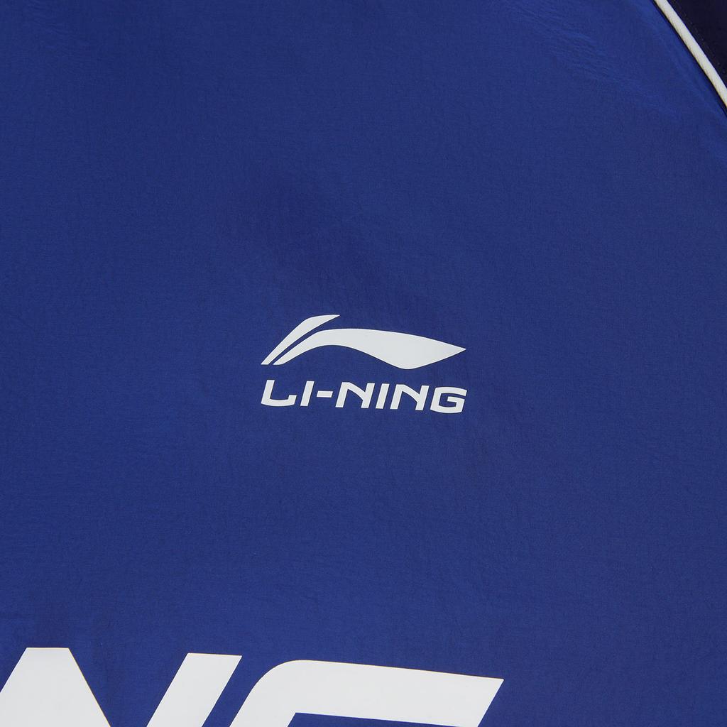 Li Ning Sports Lifestyle Series Stand Collar Logo Couple Sports Jacket Unisex Jacket AJDW085-3