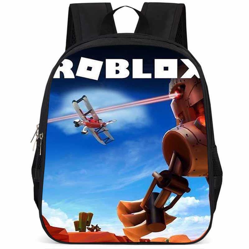Roblox Large Capacity Lightweight Oxford Cloth School Backpack For Kids Boys Girls