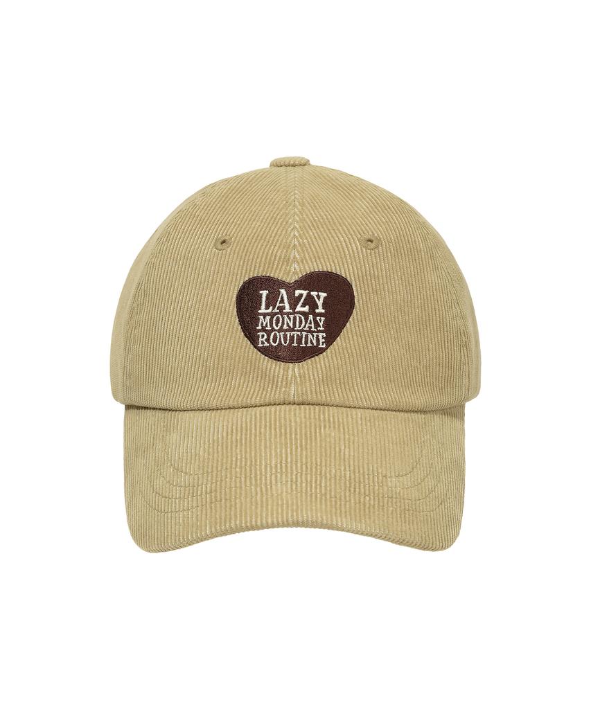 LMR Corduroy Heart Embroidered Ball Cap (3 Colors)