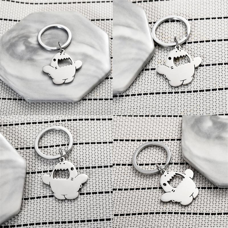 

Милый мультяшный брелок-подвеска в виде маленькой акулы, креативные комиксы, брелки для ключей, милые парные украшения для друзей, аксессуары, подарки на день рождения