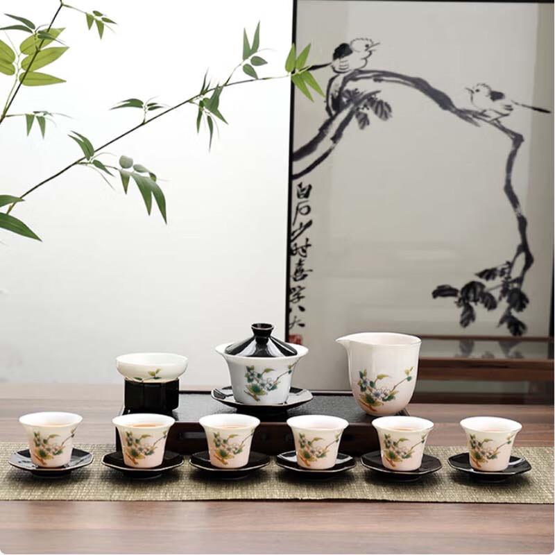 Tang Hui Jade Porcelain Kung Fu Tea Set
