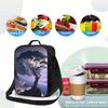 1pc White Cloud Tree Pattern, Portable Reusable Cooler Bag, Insulation Lunch Bag, Essential for Camping Picnic Beach,