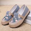 Casual Slip On Linen Shoes for Women Y2k Fashion 39 Designer Luxury Aesthetic Walking New Arrival 2025 Deals Woman Footwear Sale