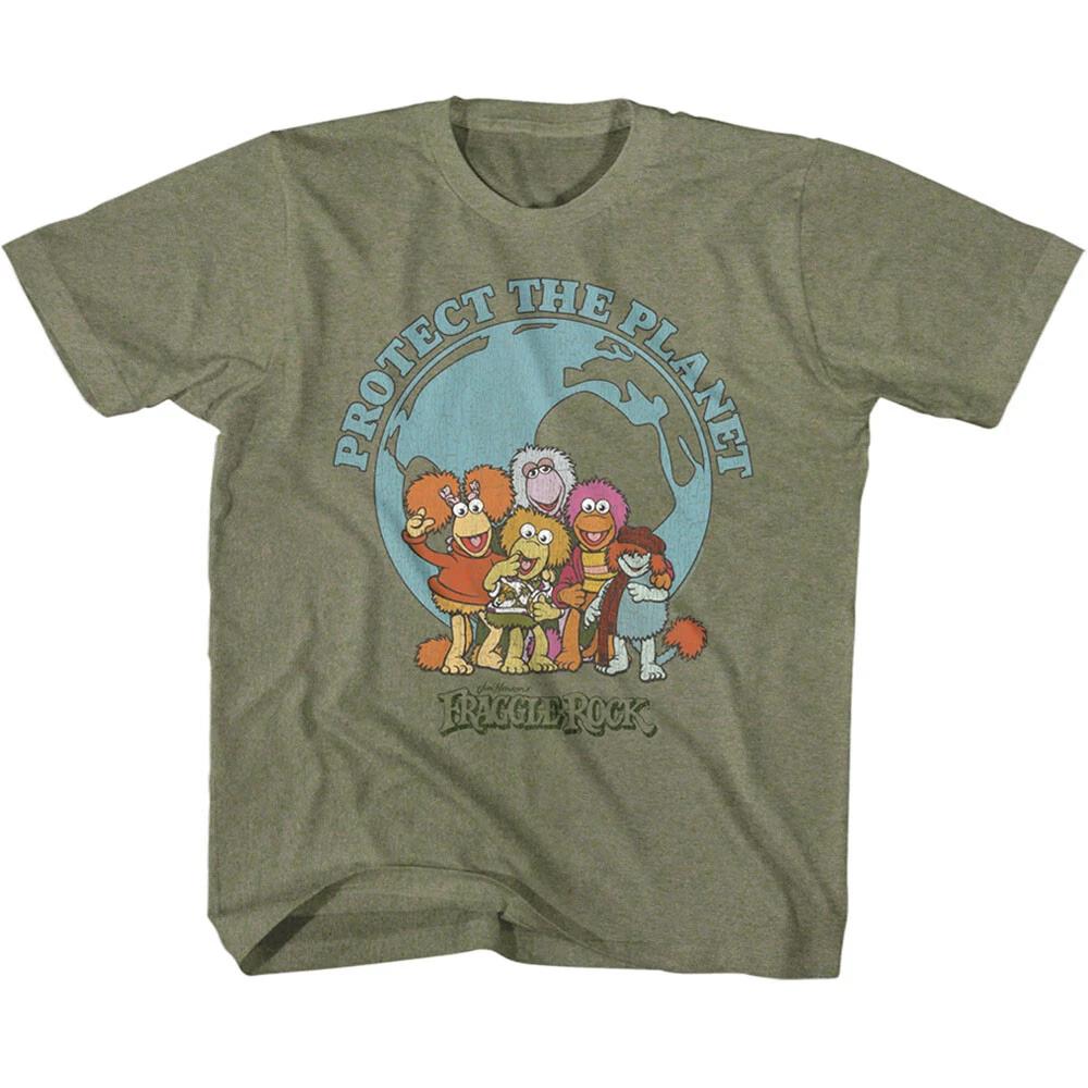 Fraggle Rock Jim Henson Fraggles Recycle Protect The Planet Youth T Shirt L