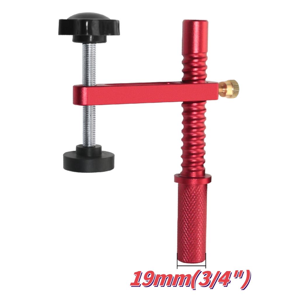 Workbench 1Pack Bench Dog Clamp 19/20mm Dog Hole Clamps for Woodworking Quick Acting Aluminum Adjustable Dog Clamp for MFT Table