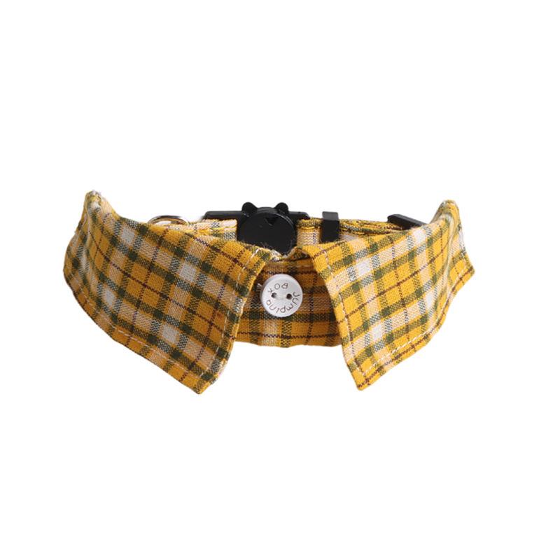 Products Pet New British Style Cat Bow Tie With Bell Pet Collar Adjustable