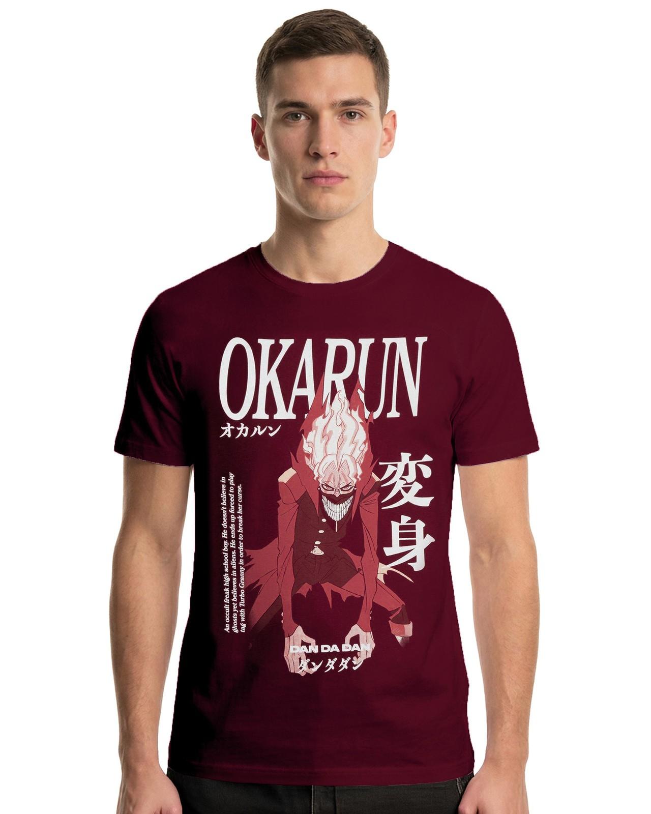 Dandadan T-Shirt Men s Okarun Large Print Design Short Sleeve Tee XL