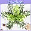 Artificial Plant Wall Decor With Large Iron Tree Ferns For Wedding And Event Decoration