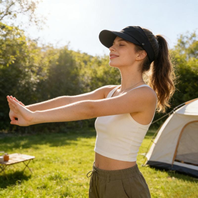 Summer Women Tie Ponytails To Show Off Their Face, Wear Sun Hats for Outings, Hang Masks To Cover Their Faces, Duck Tongue Hats