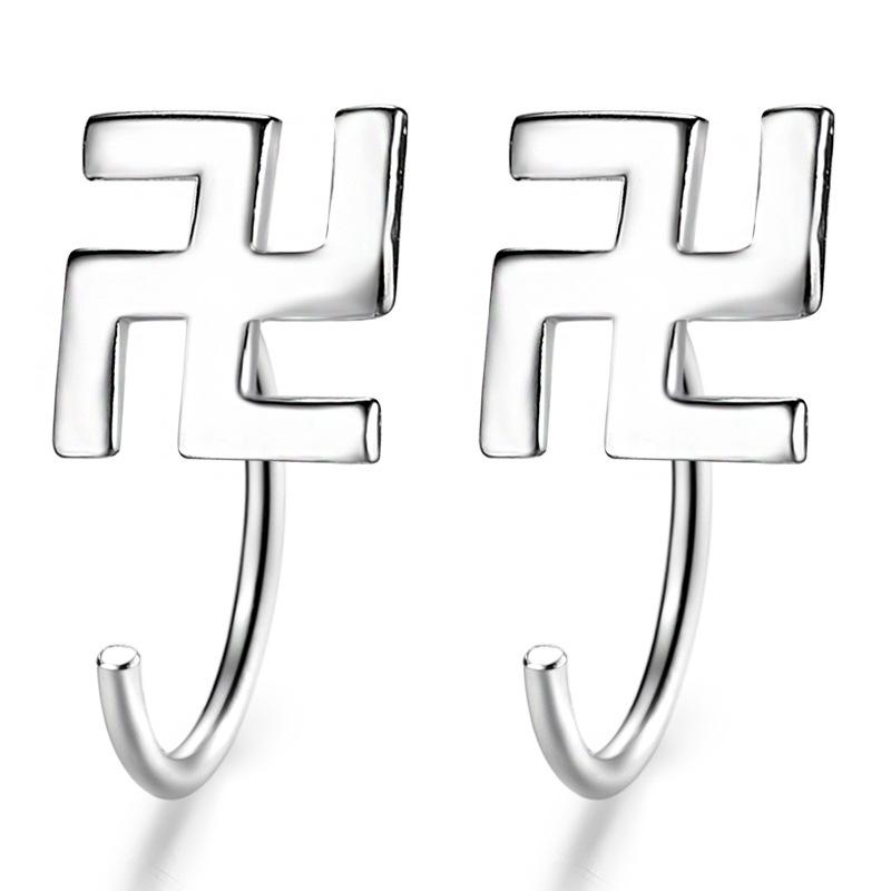 

Простые серьги Темпераментные уши, шапочки, пирсинг ушей, уши, не требуют снятия, новый стиль для сна, серьги