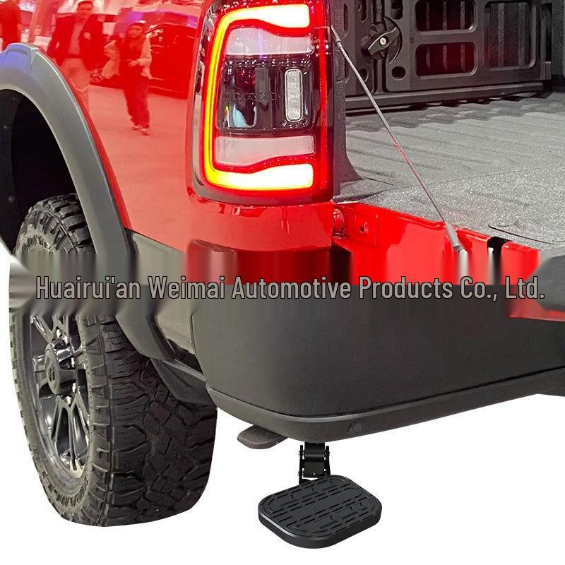 Dodge Ram TRX Retractable Tailgate Step Pedal Modification