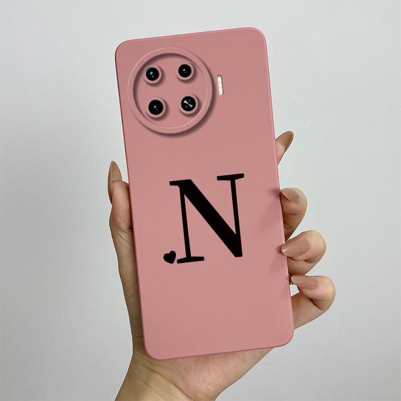 For Tecno Spark 20 Pro+ Case Tecno Spark 20 Pro Plus Phone Case KJ7 Cute Letters Camera Protection Square Liquid Silicone Cover