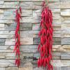 Red Chili Peppers and Fake Vegetables Decorative Hanging String for Restaurant or Home Décor