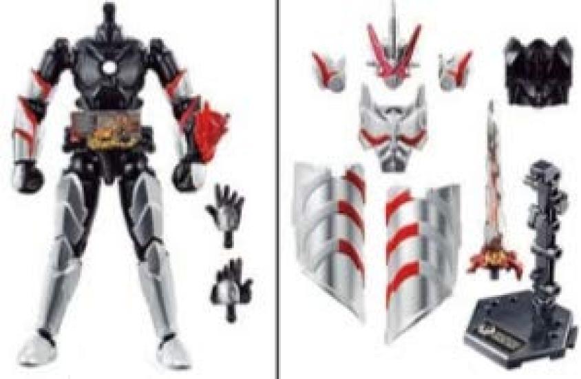 Shodo Kamen Rider Saber Book Saber Dragonic Knight Body and Saber Dragonic Knight Armor of 4 (Set 2)