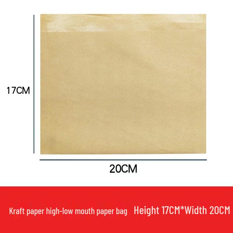 Oil-Proof Kraft Paper Packaging Bags