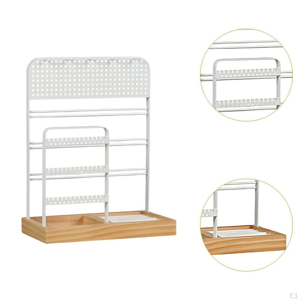 Jewelry Display Stand Ear Bedroom Bracelet for Photography Desktop Iron Living Room