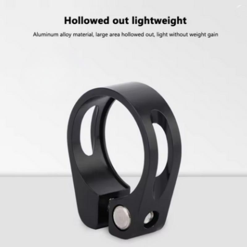 Aluminum Alloy Bicycle Seatpost Clamp Seat Tube Clamp MTB Bike Seat Tube Clip Bike Parts Bike Saddle Seat