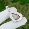 925 Silver Crazy Lace Agate Stone Anniversary Trendy Wife Engagement New Pendant