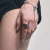 SENTIMENTS NO.308 [BLACK] STAR METEOR RING