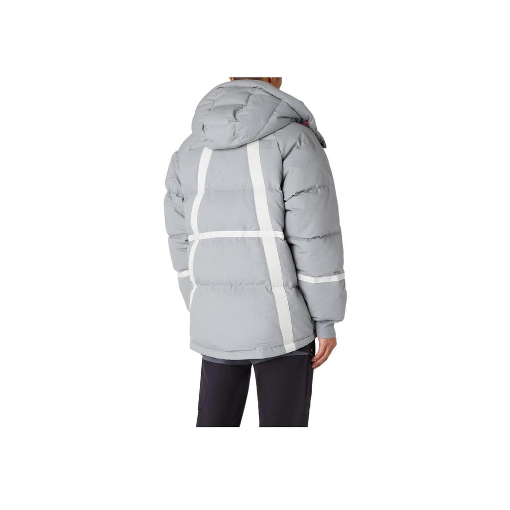 Timberland ® X Christopher Raebu Future73 Collaboration Series Patchwork Comfortable Warm Removable Hood Zipper Down Jacket Men Outerwear A6S7S-DZ8