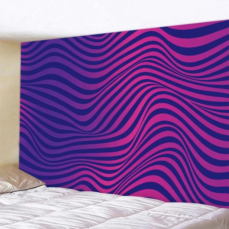 Fashionable Home Decor Tapestry Living Room Bedroom Tapestry Abstract Geometric Swirl Pattern