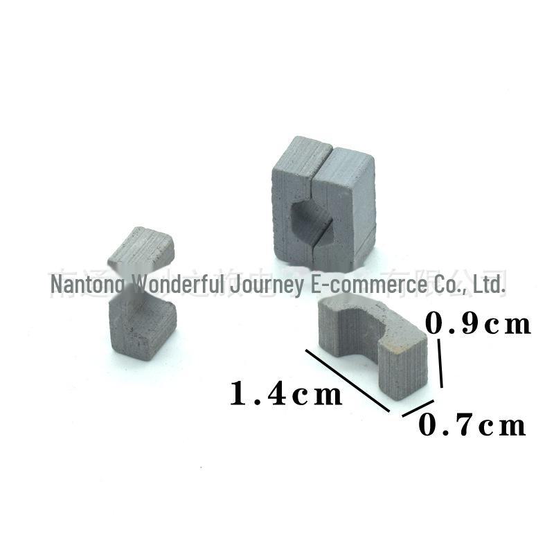 1:Kit de bricolaj cu 16 case de cărămidă în miniatură pentru copii