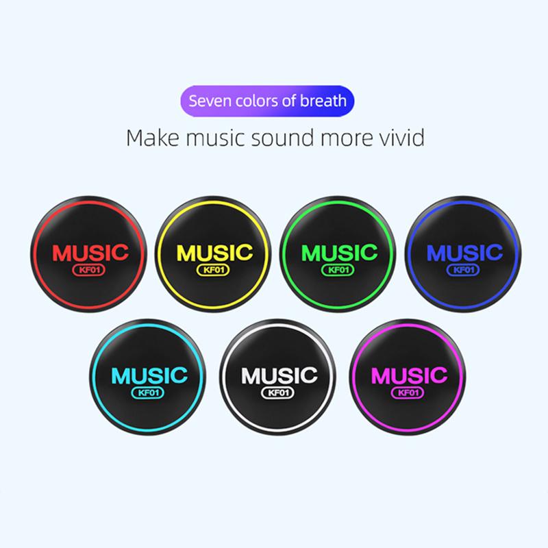 Over Ear Wireless Bluetooth Compatible Headphones with Colorful Light Active Noise Cancelling Deep Bass Ear Cups