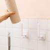 Punch-Free Adhesive Hooks: Traceless Kitchen Wall-Mounted Paper Towel Storage Rack