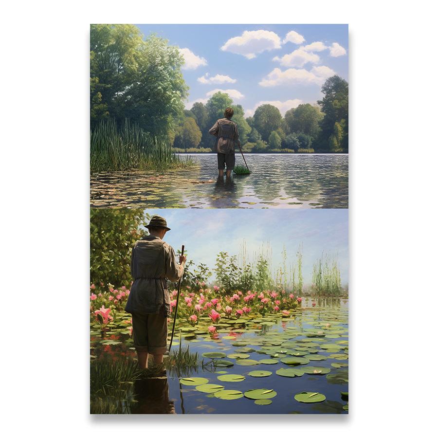 

Decoration Pictures Room Wall Decor Healing Posters for Wall Art Canvas Painting 1pcs Nature Countryside Beautiful Scenery Home 21cm×30cm NoFrame