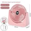 Ventilador de mesa USB portátil