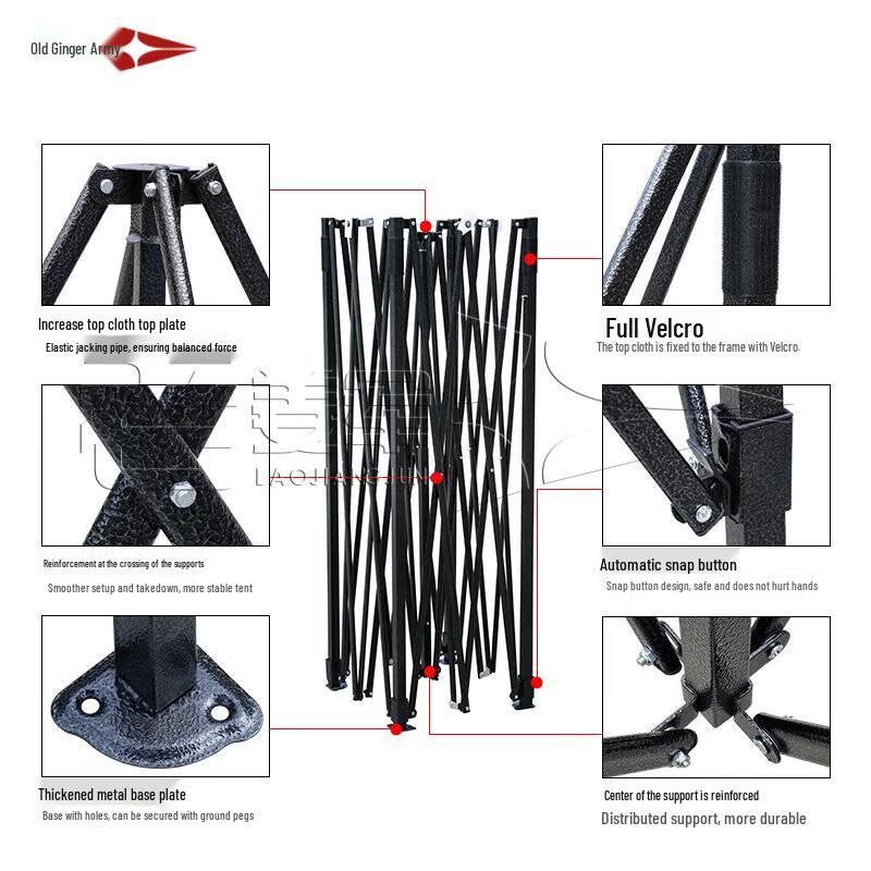 Heavy-Duty Outdoor Folding Canopy