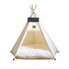 With Thick Cushion Cat Teepee Tent Washable Pet Tent Kennel Pet Bed Dog Tent Bed  Indoor Use