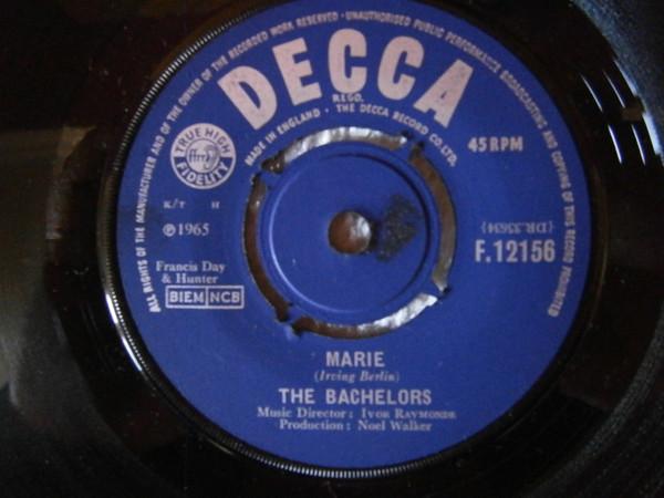 

7inch Record BACHELORS Marie You Can Tell F12156 DECCA 1965 UK Jazz Used
