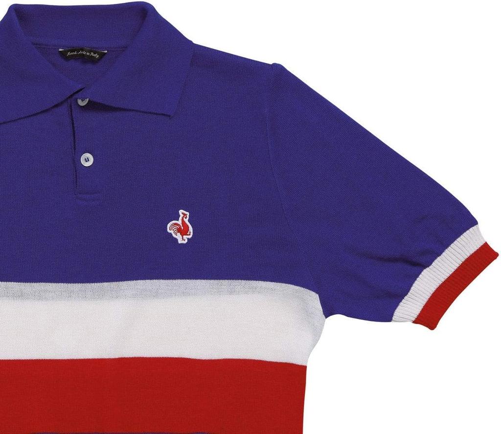 Demarchi Classic France 1954 Short Jersey, Men's Sleeve, Blue/Red/White