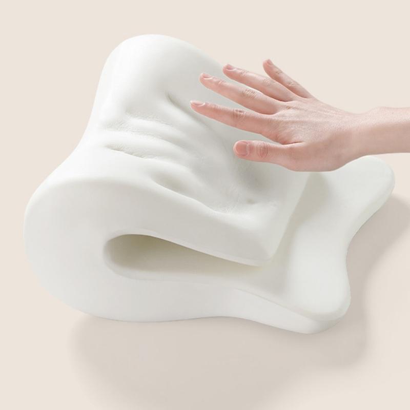 Headrest Attachment for Computer Chair Ergonomic Memory Foam Office Chair Neck Support Pillow with Cover for Napping