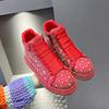 Full Diamond Ladies Summer Microfiber Breathable Sports Casual Sneakers Fashionable All-match Thick-soled Women's Shoes