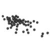 50pcs Carp Fishing Beads Diameter 6mm Soft Carp Fishing Rig Beads Carp Fishing AccessoriesBlack