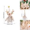 Christmas Santa Claus Snowman Deer Bottle Cover With Plush Foam Material For Holiday Table Decor