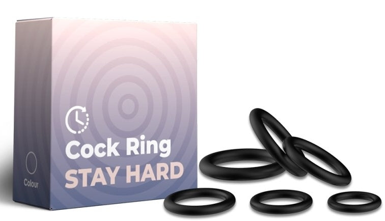 Lot de 6 Cockrings en silicone Stay Strong - FUKR - Cockrings Flexibles