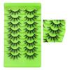 8 Paar Volle Dicke Natürliche Wimpern Dicke Biegung Falsche Wimpern 3D Stereoskopische Falsche Wimpern