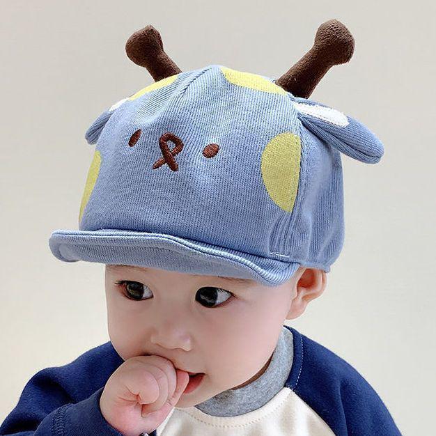 Unisex Baby Duckbill Cap: Cute Corduroy Baseball Sun Hat for Spring and Autumn