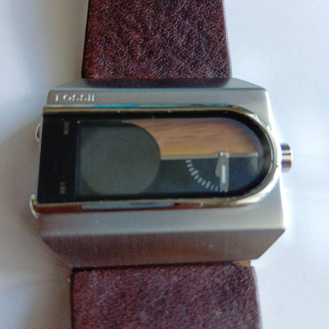 Used fossil brown leather watch