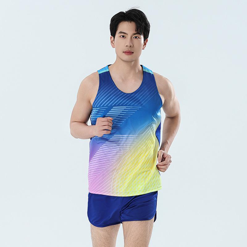 Men's Quick-Dry Track & Field Marathon Vest Set for Students & Athletes