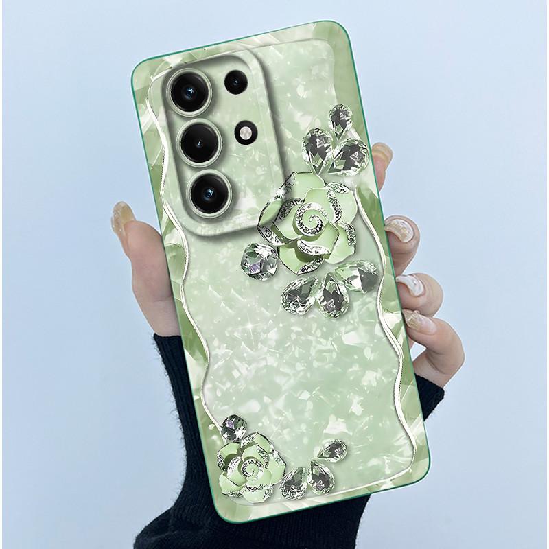 For Itel S26 Ultra Super 26 Ultra S688LN Case Simplicity Oil Painting Floral Silicone Soft Casing New Shockproof Back Cover