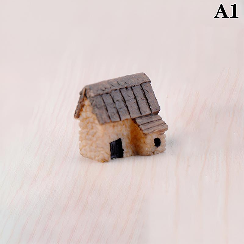 

1/4 шт. Миниатюрная фигурка для дома, садовый аксессуар для фей, украшение для дома, мультяшное животное, строительная статуя, ремесло из смолы A1