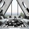 Light Luxury Living Room Carpet Room Large Area of Nordic Wind Sand Tea Table Mat All Shop with Dirt Resistant Floor Mat