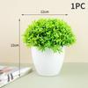 Artificial Plant Pot Household Tabletop Ornaments Simulation Green Plants Small Trees And Grass Multi-Style Garden Decoration