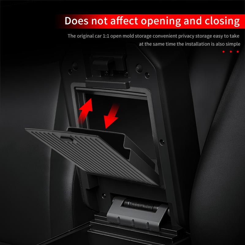 For 2024-2026 Toyota Tacoma Armrest Box Privacy Storage Tray Interior Decoration Upgrade and Modification Accessories