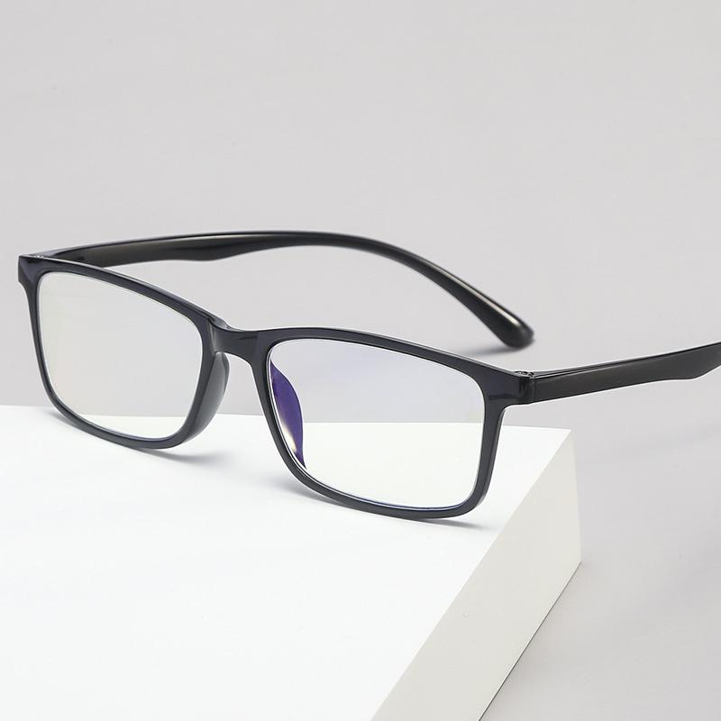 1920 1pc True TR Material Squared Frame Blue Light Blocking Presbyopia Unisex 1.0 1.5 2.0 2.5 3.0 3.5 4.0 Reading Glasses
