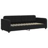 Vidaxl Sofa with Sleeping Function, Black, 80X200 Cm, Upholstered In Velvet